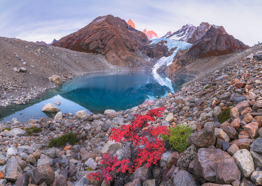 Laguna Piedras Blancas y el Amanecer